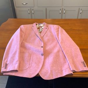 Paisley & Gray suit. Coat size 42r, pants size 34x32.